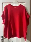 GORMAN cotton Knit top in red, size: 16, NEW with tag, AU$75.00