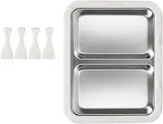 Llazsybz Ice Cream Maker, Ice Cream Container, DIY, Summer Fun, Family Activities, Multi-Purpose, Easy to Clean, Cold Plate, White No Lid
