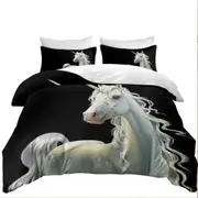 Handsome Unicorn Quilt Cover