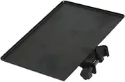 Abaodam Sound Card Tray Microphone Stand Tray Mic Stand Clip Holder Universal Mic Stand Tray Adjustable Clamp-On Rack Tray Holder for Live Streaming