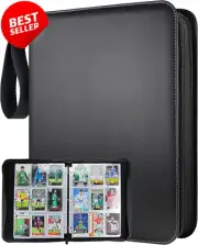 Card Binder 9-Pocket Album Holds 900 TCG Yugioh MTG Sports Cards Organizer