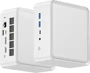 GZBOX Z69 Mini PC Ryzen 9 6900HX (Max 4.9GHz), 64GB DDR5 1TB SSD,Triple 4K/8K Display via USB4/HDMI 2.0, WiFi 6/BT5.2, Gaming & Office Mini PC with Active Cooling (64G+1TB)