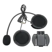 V6/V4 bluetooth Motorcycle Helmet Interphone Intercom Headset Headphone Black