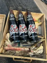 1980 Georgia Bulldogs National Championship Coke bottle Trio-Vintage UGA COLL