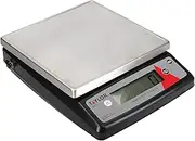 Taylor Digital Kitchen Scales, Commercial Quality Accurate Food Scale with Tare Function in Gift Box, Stainless Steel, 5kg Weighing Capacity, Black