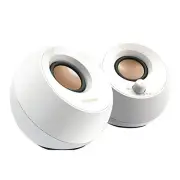 Creative Pebble 2.0 Speaker System - 4.40 W RMS - White (51mf1680aa001)