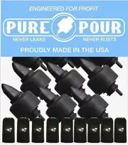 Universal Dust Caps | Rubber Dust Caps for Alcohol Bottles, Olive Oil, Syrup 50P