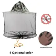 Insect Proof Mosquito Head Net Cap with a Camouflage Hat for Outdoor Activities