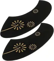 Kisangel 2pcs Ukulele Pickguards Scratch Protective Board for Folk Instruments Easy Application for Acoustic Guitar Includes Cleaning Cloth and Dust Absorber