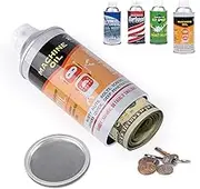 Hidden Safe Fake Spray Can with Hidden Compartment, Hidden Storage Keep Your Valuables Safe Like Money, Keys, and Jewelry- Orange