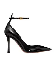 Valentino Tan-Go Pointed Toe Pumps 40.5 black