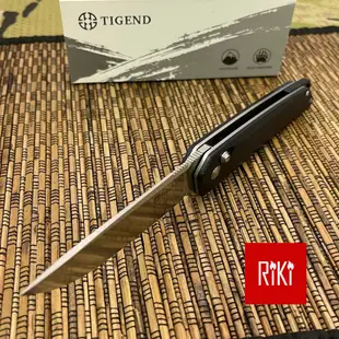 【瑞棋精品名刀】TIGEND 4903B 黑色G10柄折刀