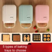 Mini Sandwich Machine Breakfast Maker Multi Cookers Toasters Electric Ovens Hot