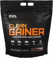 Rivalus Clean Gainer Protein Powder 12 lb, Rich Chocolate,, Rich Chocolate 5443 grams