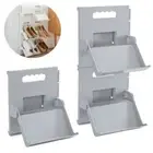 stackable Vertical Shoe Rack Wall Mounted Narrow Shoe Shelf Cabinet