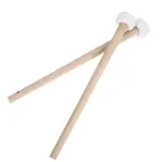 2pcs Wooden Gong Mallet Wooden Percussion Gong Mallet Wooden Hammer Stick