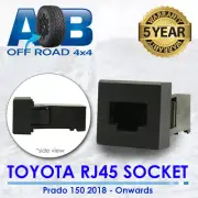 RJ45 Microphone Socket UHF Radio oricom cb uhf uniden for Toyota Prado 150s
