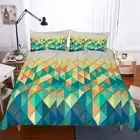 3D Geometry Pattern Colorful Quilt Cover Set Bedding Sets Pillowcases 64