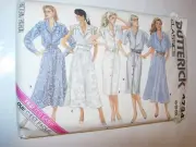 WOMENS UNCUT BUTTERICK 4734 Sewing Pattern LOOSE COMFORT DRESS CASUAL SIZE 8-12