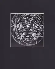 8X10 Matted Print Art Picture by MC Escher: Concentric Rinds