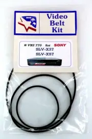 VCR Belt KIT for SONY SLV-X37, SLV-X57. Also PALSONIC VCR9500