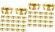 COHEALI 48 Pcs Mini Mask Mardi Gras Half Masks Cosplay Supplies Party Dressing up Masks Mask Prop Masquerade Party Masks Costume Mask Makeup Toys Halloween Plastic Pvc Material Venice Miss