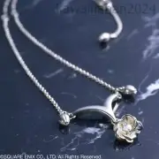 Final Fantasy X-2 Silver Necklace Yuna Square Enix Japan Original New
