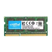Crucial 4GB DDR3L 1600Mhz (PC3L-12800) 1.35V SODIMM Memory Ram CT51264BF160B