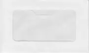 100 - Stamp Dealer Window Display Envelopes #1 - White 3 1/8 x 5 1/8 U487