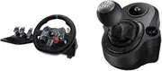 Logitech G G29 Driving Force Racing Wheel for PlayStation5 and PlayStation4 Logitech 941-000119 G Driving Force Shifter,Black