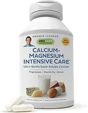 Calcium Magnesium Intensive Care 1000 Capsules - Bone and Skeleton Health Essentials. Easy to Swallow Capsules with Super Soluble Fine Powder. Gentle to Even the Most Sensitive Stomachs