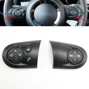 2x Steering Wheel Multifunction Control Switch Cover For MINI Cooper R55 R56 R60 (for: Mini)