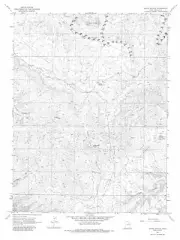 Topographical Map - Bates Knolls Utah Quad - USGS 1966 - 23 x 30.64