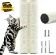 Cat Scratching Post Replacement Pole，2 PCS 15.7In Cat Tree Replacement Post