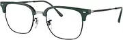 [Ray-Ban] RX7216 Eyeglasses Bundle: RX 7216 8208 New Clubmaster Green On Black and Eyewear Cleaning Kit, New Clubmaster Green on Black