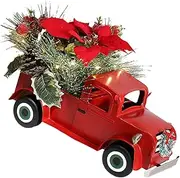 ULDIGI Classic Iron Car Model Truck Ornament Decorative Car for Micro Landscape