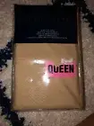 Ralph Lauren 464 Solid Percale Burnished Chamois Queen Flat Sheet