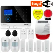 WiFi Alarm System for Home Burglar Security Tuya Smart House App Control 433MHz
