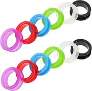 Gogogmee Hair Stylist Barber Supplies Soft Comfortable Silicone Scissor Finger Set Pet Use