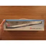 中華航空波音 1:200 B777-300模型飛機 大藍鯨彩繪機 木座 👍全新未開封👍