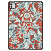 iPad Pro 11-inch (M4) iPad Impact Case sarilmak fire orange blue floral