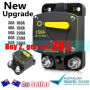 30-300 Amp Waterproof Car Circuit Breaker 12V-48V Fuse Reset DC Car Boat Auto AU