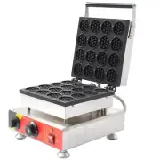 UK Commercial NonstickWaffle Maker Electric Round Waffle Dutch Pancake Machine