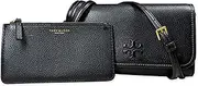 [Tory Burch] Womens 146467 Thea Pebbled Leather With Gold-tone Hardware Crossbody Bag With Flat Wallet