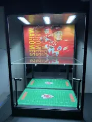 Patrick Mahomes Custom LED Mini Helmet Display Case - Kansas City Chiefs