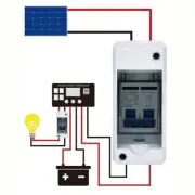 Solar Photovoltaic-Cell Combiner Box,DC Circuit Breaker Switch,With Junction Box