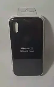 NEW Original Apple iPhone XS Silicone Case (Black)