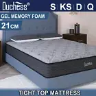 Mattress Queen Double King Single Tight Top Pocket Spring Gel Memory Foam