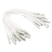 15pcs Zipper Pulls Replacement Extension Cord Handle Fix Tab Tag Extender White