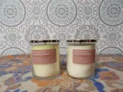 BATH BODY WORKS PATCHOULI & ROSEWOOD 8 OZ CANDLE SET OF 2